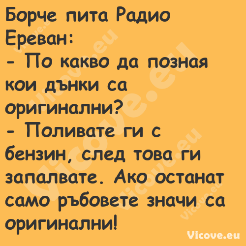 Борче пита Радио Ереван: П...